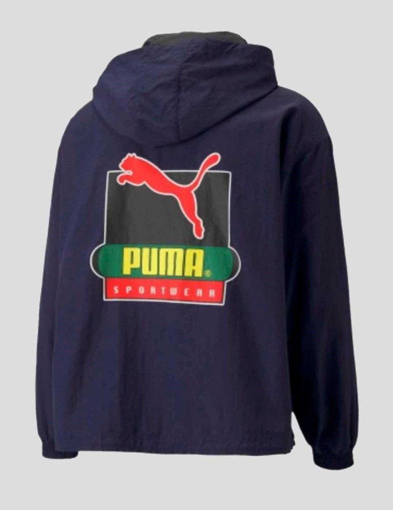 Colaborações PUMA x butter goods lightweight pop over top spellbound